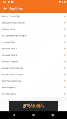 SHSU Campus Rec android App screenshot 2